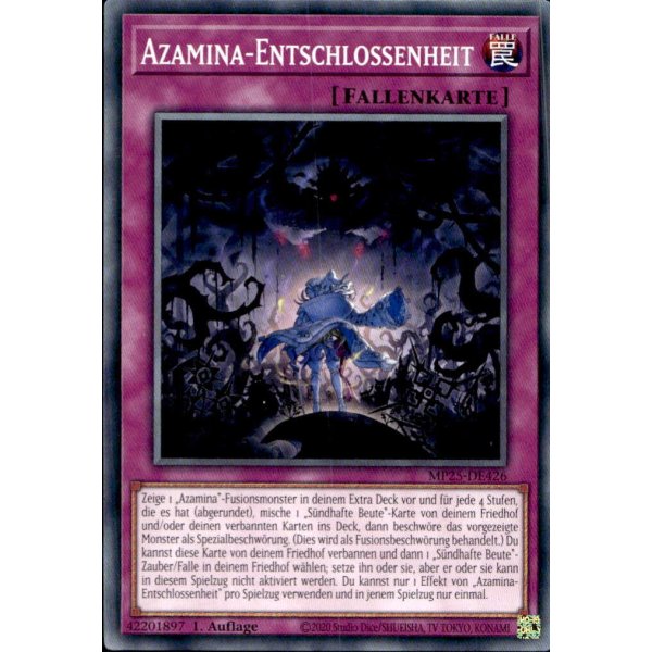 Azamina-Entschlossenheit MP25-DE426