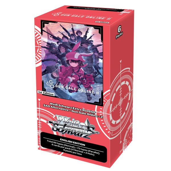 Wei&szlig; Schwarz - Sword Art Online Alternative Gun Gale Online II Extra Booster Display (englisch)