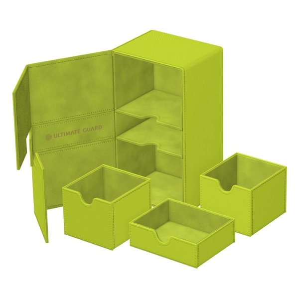 Ultimate Guard Twin Flip&acute;n&acute;Tray 200+ XenoSkin &quot;Summer Edition 2025&quot; - Lime