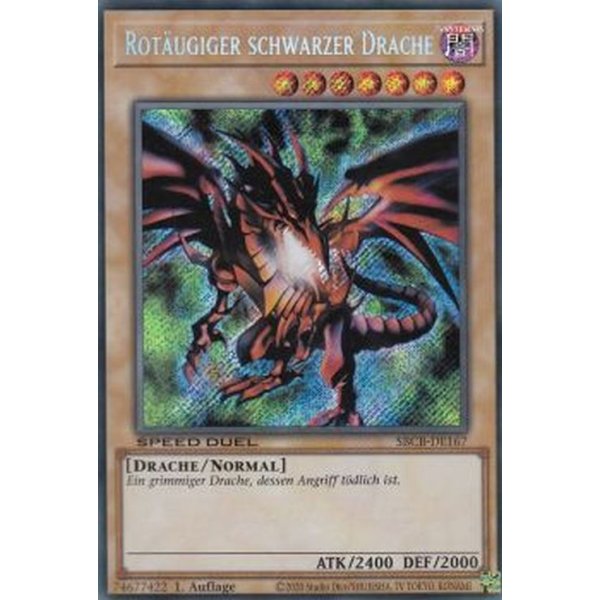 Rot&auml;ugiger schwarzer Drache SBCB-167