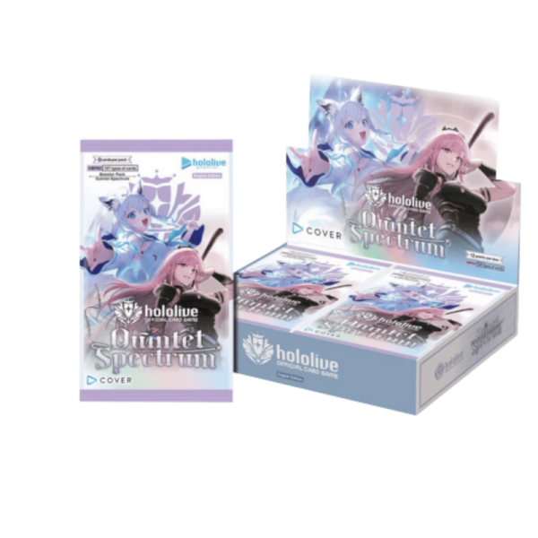 hololive OFFICIAL CARD GAME Quintet Spectrum Booster Display (englisch)