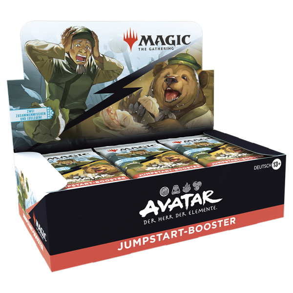 Avatar: Der Herr der Elemente - Jumpstart Booster Display (deutsch)