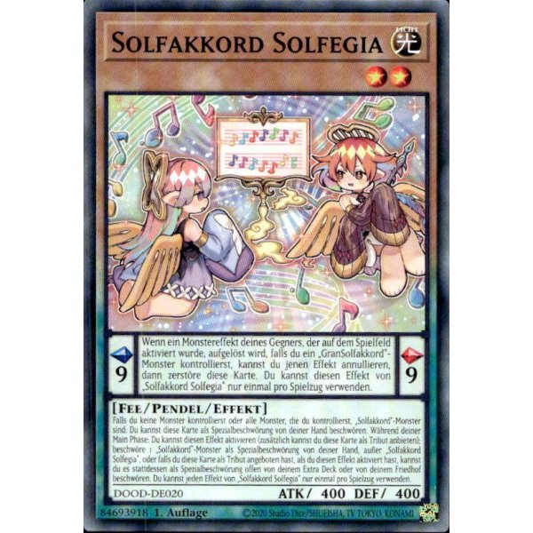 Solfakkord Solfegia DOOD-DE020