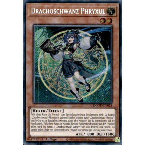 Drachoschwanz Phryxul DOOD-DE023 (Secret Rare)
