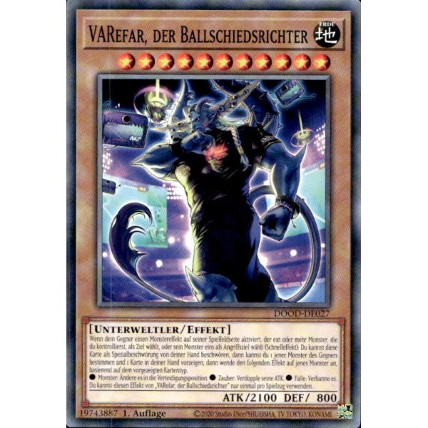 VARefar, der Ballschiedsrichter DOOD-DE027