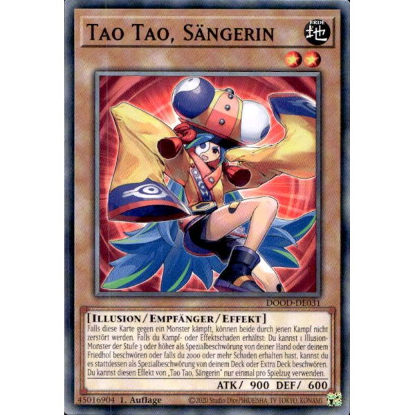 Tao Tao, S&auml;ngerin DOOD-DE031