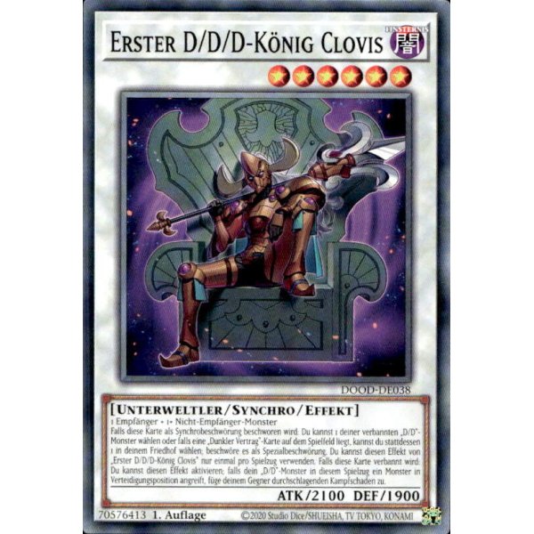 Erster D/D/D-K&ouml;nig Clovis DOOD-DE038