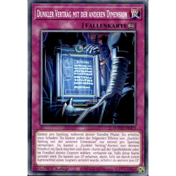 Dunkler Vertrag mit der anderen Dimension DOOD-DE073