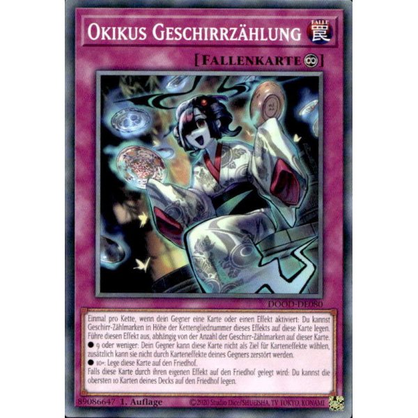 Okikus Geschirrz&auml;hlung DOOD-DE080