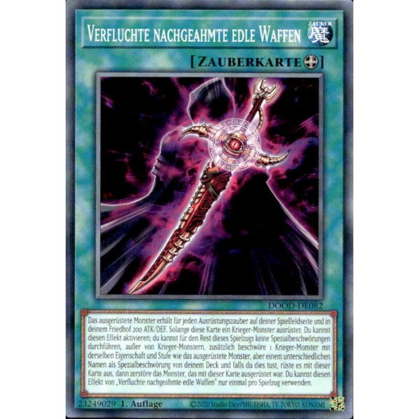 Verfluchte nachgeahmte edle Waffen DOOD-DE082