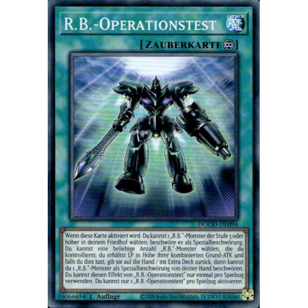 R.B.-Operationstest DOOD-DE094