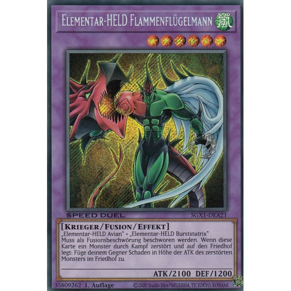 Elementar-HELD Flammenfl&uuml;gelmann  SGX1-A21