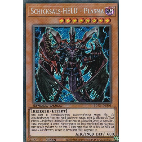 Schicksals-HELD - Plasma  SGX1-B01