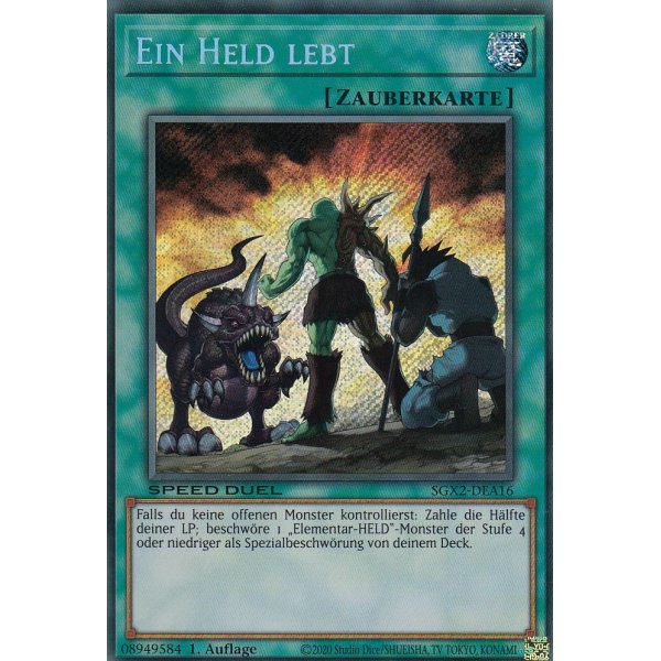 Ein Held lebt  SGX2-A16