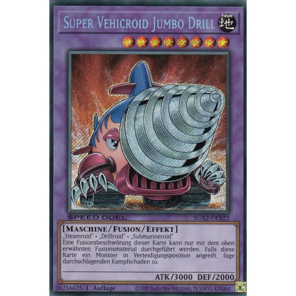 Super Vehicroid Jumbo Drill  SGX2-B22