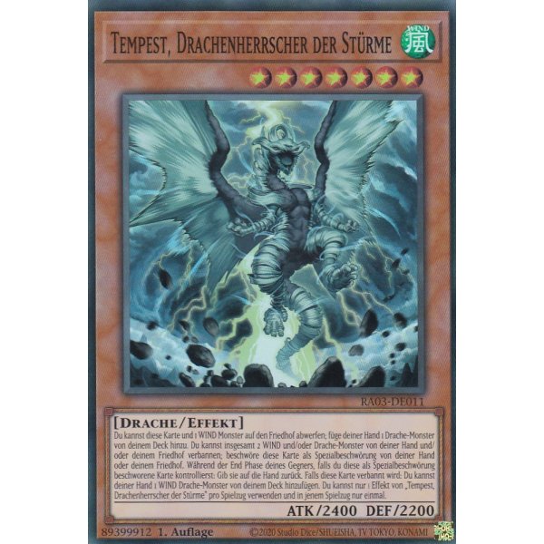 Tempest, Drachenherrscher der St&uuml;rme RA03-011