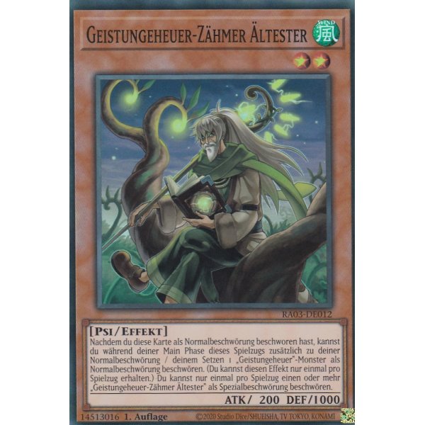 Geistungeheuer-Z&auml;hmer &Auml;ltester RA03-012