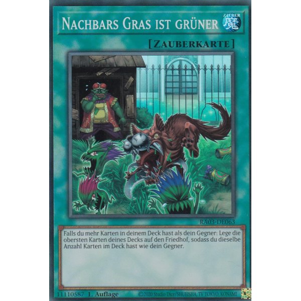 Nachbars Gras ist gr&uuml;ner RA03-063