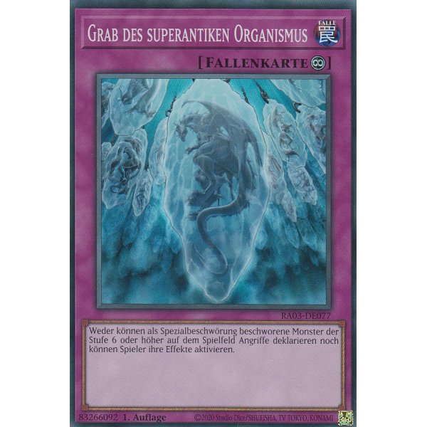 Grab des superantiken Organismus RA03-077