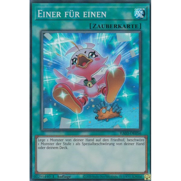 Einer f&uuml;r einen (alternate Art) RA03-056-ALT