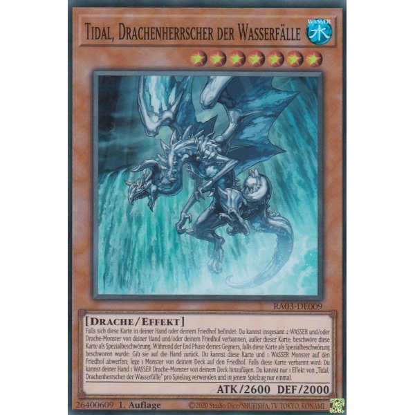 Tidal, Drachenherrscher der Wasserf&auml;lle RA03-DE009 (Super Rare)