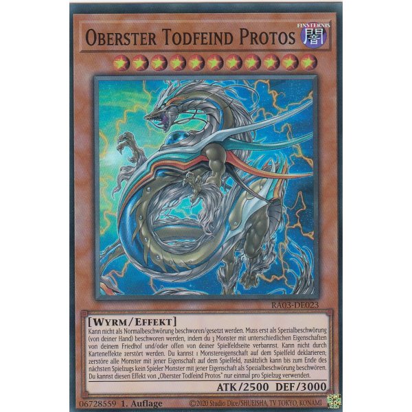 Oberster Todfeind Protos RA03-DE023 (Super Rare)