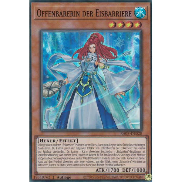 Offenbarerin der Eisbarriere RA03-DE028 (Super Rare)