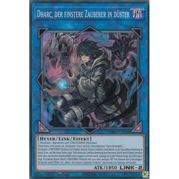 Dharc, der finstere Zauberer in d&uuml;ster RA03-DE048 (Super Rare)