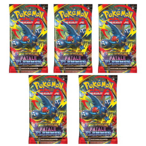 Mega-Entwicklung Fatale Flammen 5x Booster (deutsch)