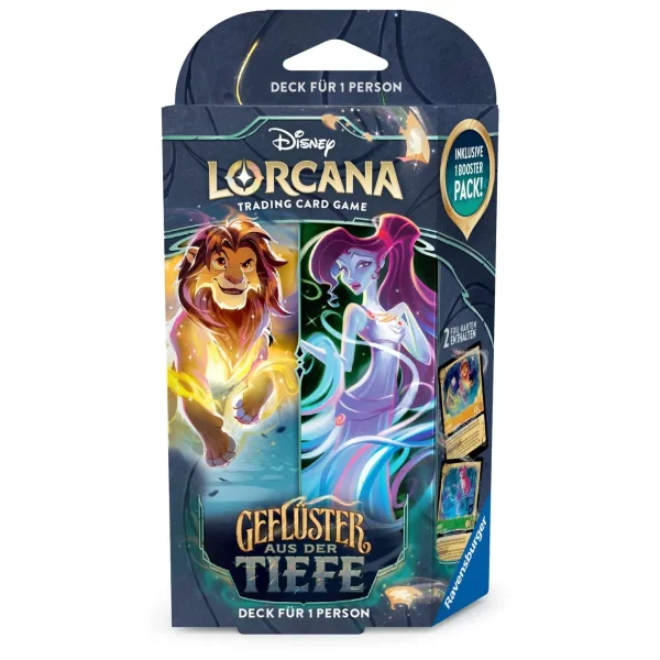 Disney Lorcana: Gefl&uuml;ster aus der Tiefe - Starter Deck Simba &amp; Megara (deutsch)
