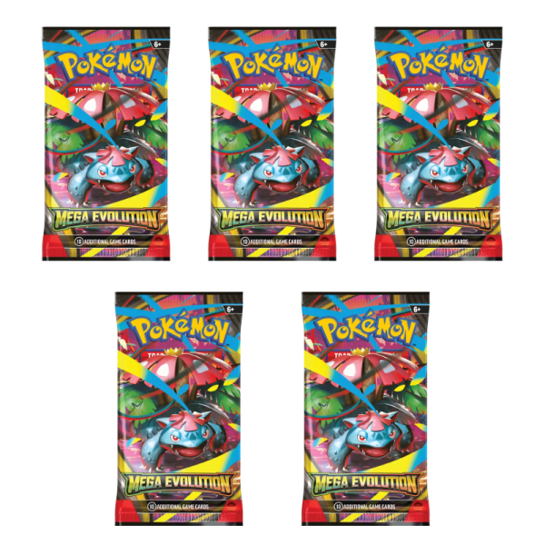 Mega Evolution 5x Booster (englisch)