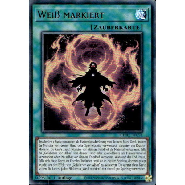 Wei&szlig; markiert CH01-DE021