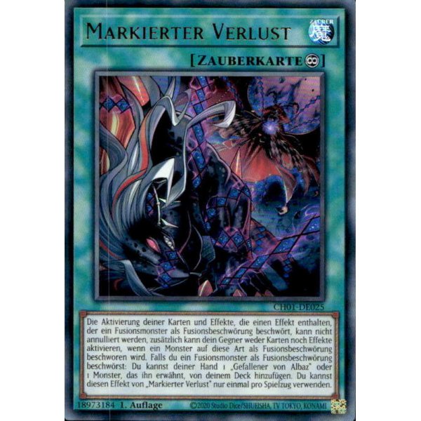 Markierter Verlust CH01-DE025