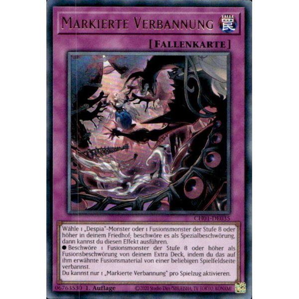 Markierte Verbannung CH01-DE035