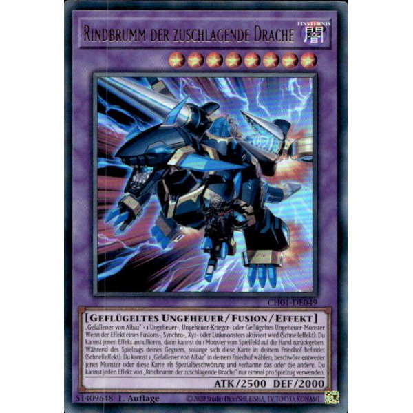 Rindbrumm der zuschlagende Drache CH01-DE049