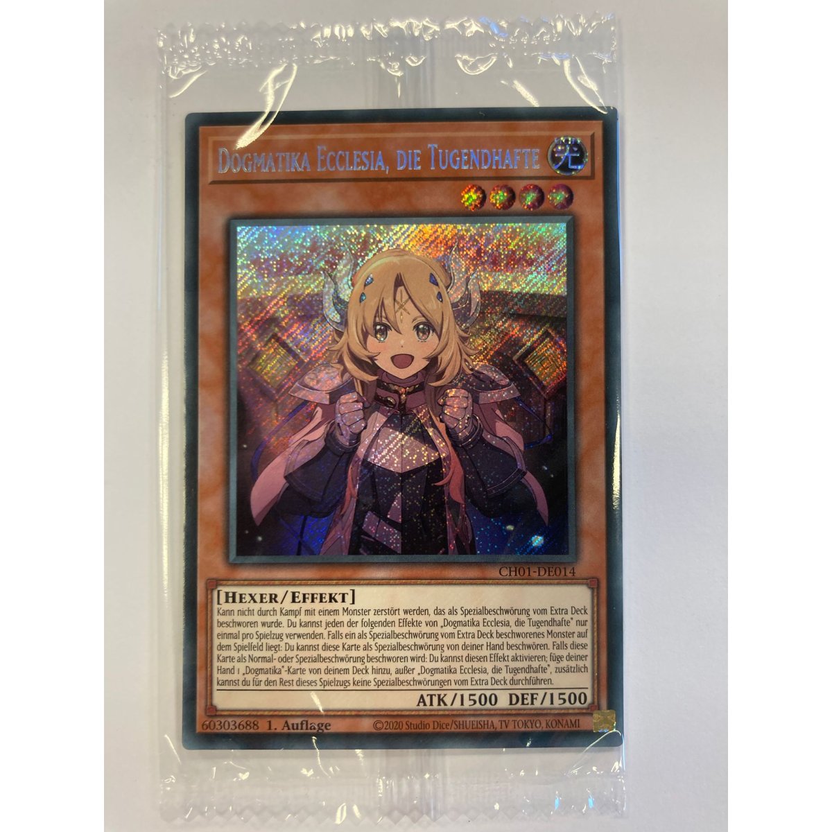 Dogmatika Ecclesia, die Tugendhafte CH01-DE014 (Secret Rare)  CH01-DE014-SECR THE CHRONICLES DECK: The Fallen & The Virtuous (All-Foil  Edition) (CH01) kaufen