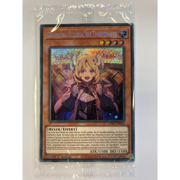 Dogmatika Ecclesia, die Tugendhafte CH01-DE014 (Secret Rare)