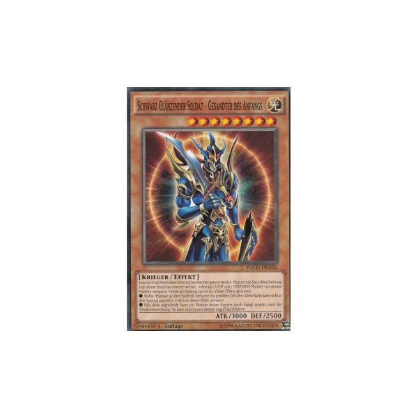 Schwarz Gl&auml;nzender Soldat - Gesandter des Anfangs  YGLD-A02