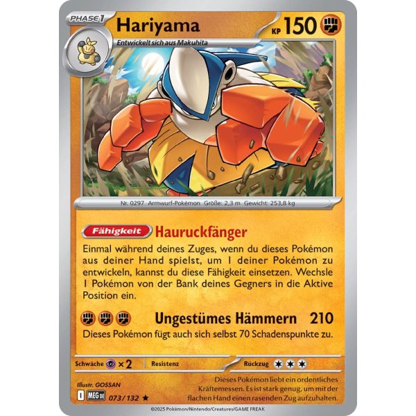 Hariyama 073/132 Holo