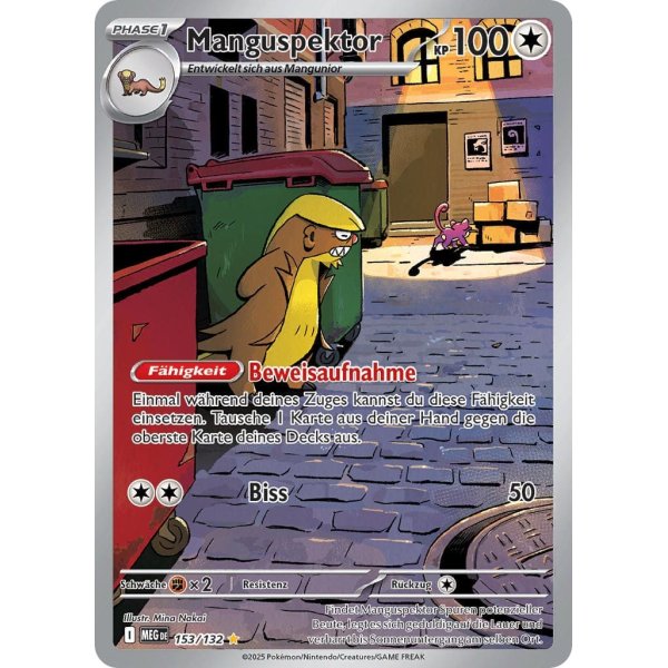 Manguspektor 153/132 Illustration Rare