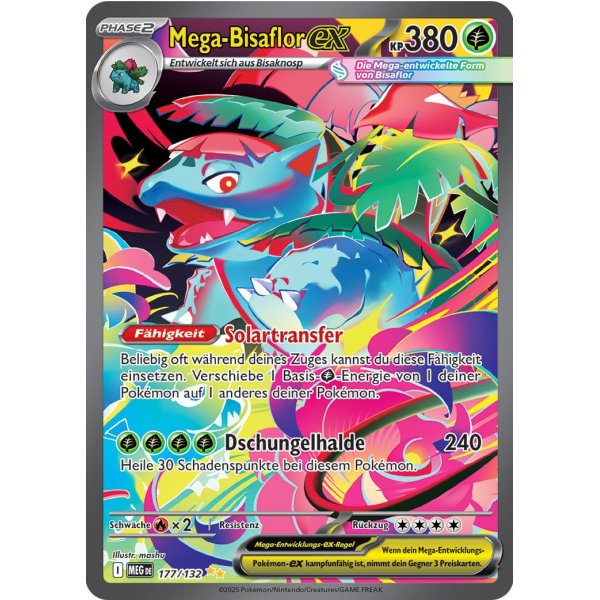 Mega-Bisaflor-ex 177/132 Special Illustration Rare