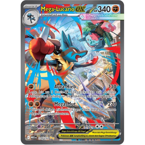Mega-Lucario-ex 179/132 Special Illustration Rare