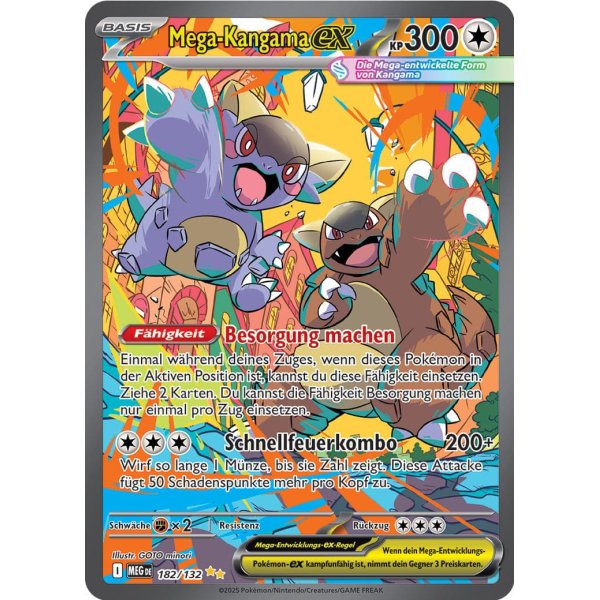 Mega-Kangama-ex 182/132 Special Illustration Rare