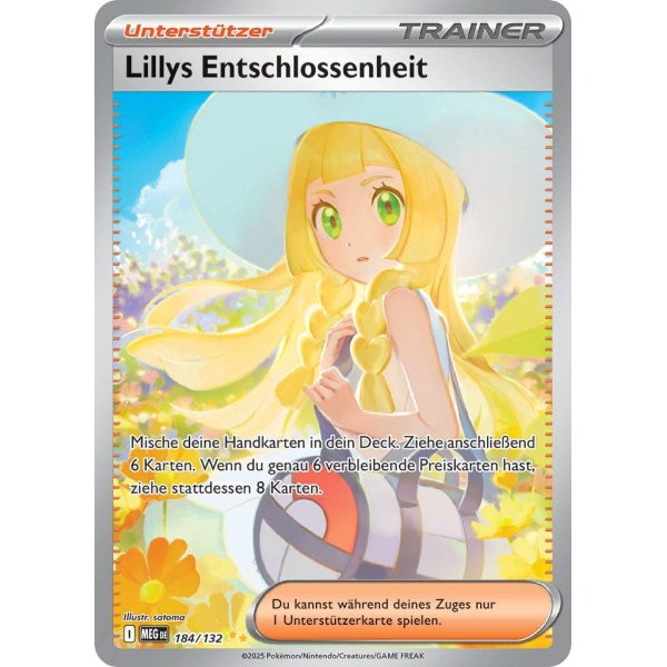 Lillys Entschlossenheit 184/132 Special Illustration Rare
