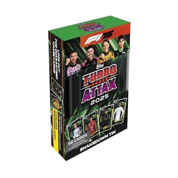 Topps Turbo Attax Formel 1 MEGA TIN 2025 Shakedown