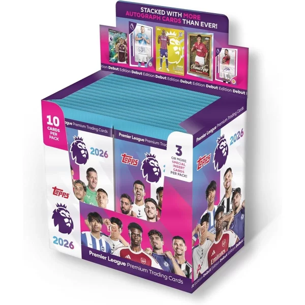 Topps Premier League Trading Cards 2025/2026 Display
