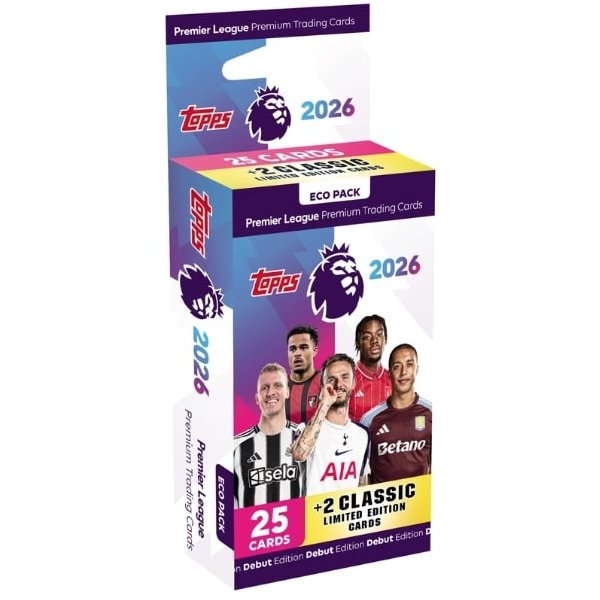 Topps Premier League Trading Cards 2025/2026 Eco Pack