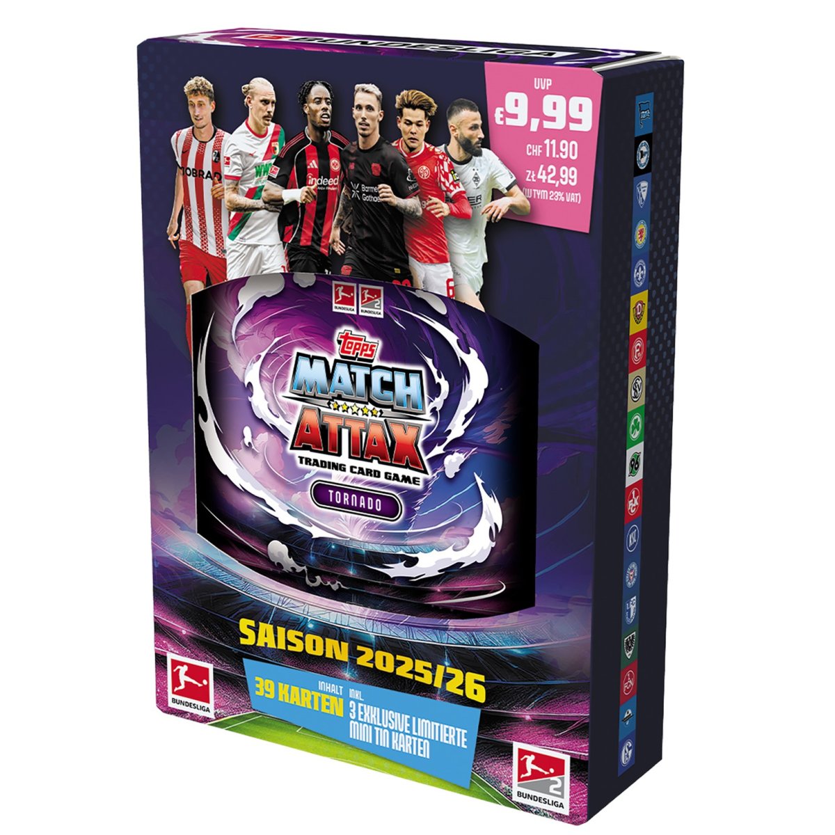 topps match attax 24/25 complete box contains 24 Réunion