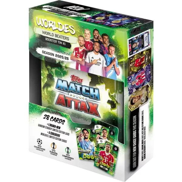 Topps Match Attax UCC (Champions League) 25/26 Booster Tin - World Beaters