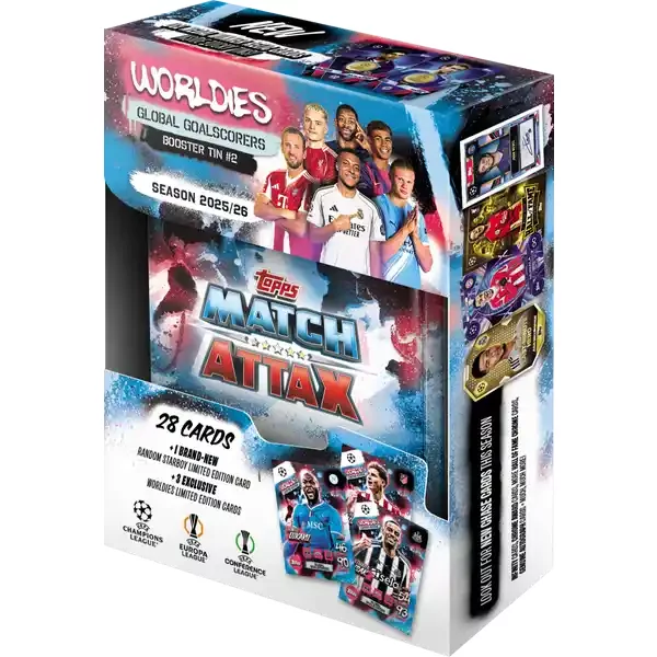 Topps Match Attax UCC (Champions League) 25/26 Booster Tin - Global Goalscorers